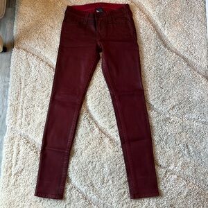 True religion waxed denim, stretchy size 25